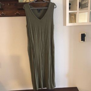 Forever XXI Army Green Dress